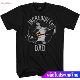 Scarlet Store เสื้อยืดยอดนิยม Mr Incredible Dad 1 Adult Tee Graphic T-Shirt For Men Tshirt Short sleeve T-shirts