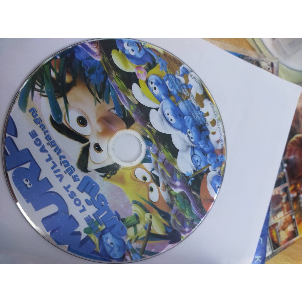 dvd-มือสอง-ภาพยนต์-หนัง-การ์ตูน-smurfs-the-lost-village-สเมิร์ฟ-หมู่บ้านที่สาบสูญ