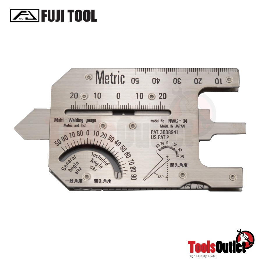 Fujitool Weld Measuring Gauge เกจวัดแนวเชื่อม รุ่น NWG94 Shopee Thailand