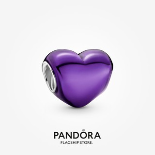 Pandora ชาร์มหัวใจ สีม่วงเมทัลลิก
