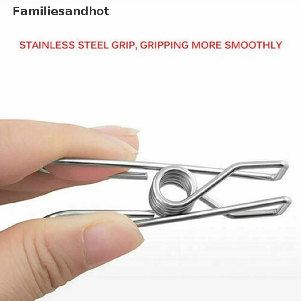 familiesandhot-gt-20-ชิ้น-คลิปผ้าขนหนู-กันลม-สําหรับถุงเท้า-ซักรีด-โลหะ-ที่หนีบผ้า-ที่หนีบผ้า
