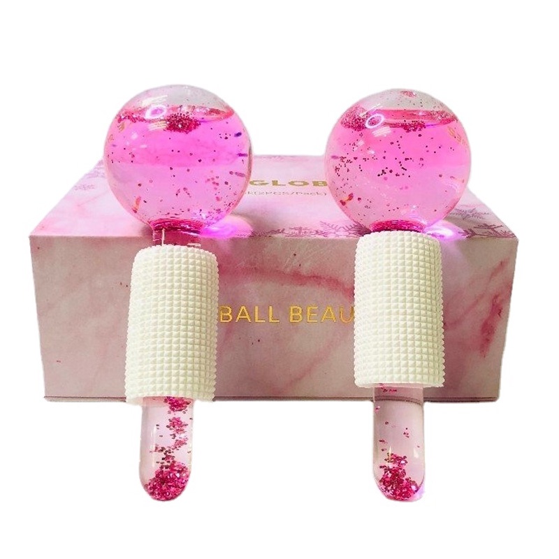 พร้อมส่ง-ลูกบอลคลื่นน้ำแข็ง-ลูกกลิ้งหน้า-นวดหน้า-นวดหน้าเย็น-กล่องบัลลาสต์