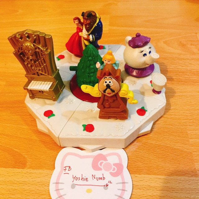 mcdonalds happy meal disney beauty and the beast 2002 the enchanted