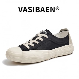 VASIBAEN ใหม่อินเทรนด์สบายกีฬาลำลองผู้หญิงรองเท้าผ้าใบแบนแบน