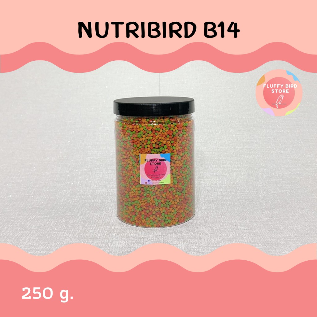 nutribird-b14-อาหารเม็ดไขมันต่ำ-รสถั่ว-ผลไม้