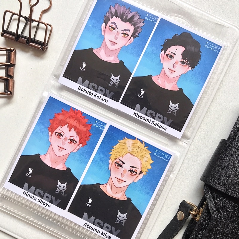 ภาพหน้าปกสินค้าโฟโต้การ์ด haikyuu Fanart ID vol.2/postcard haikyuu by onintwin จากร้าน onintwinofficialhq.th บน Shopee