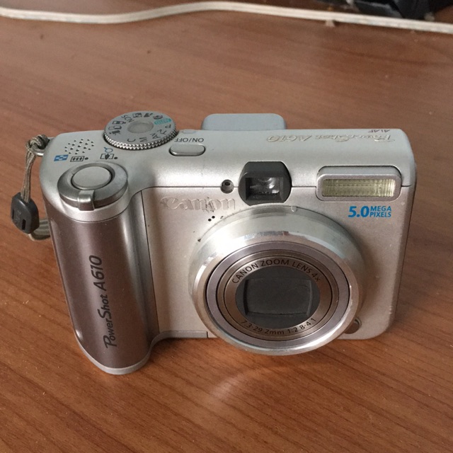 Canon PowerShot A610 5.0MP Digital Camera Silver. Shopee Thailand