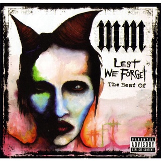 ซีดีเพลง CD Marilyn Manson 2004 - Lest We Forget (Compilation The Best)รวมฮิตชุดนี้คุ้มมี2แผ่น,ในราคาพิเศษสุดเพียง259บาท