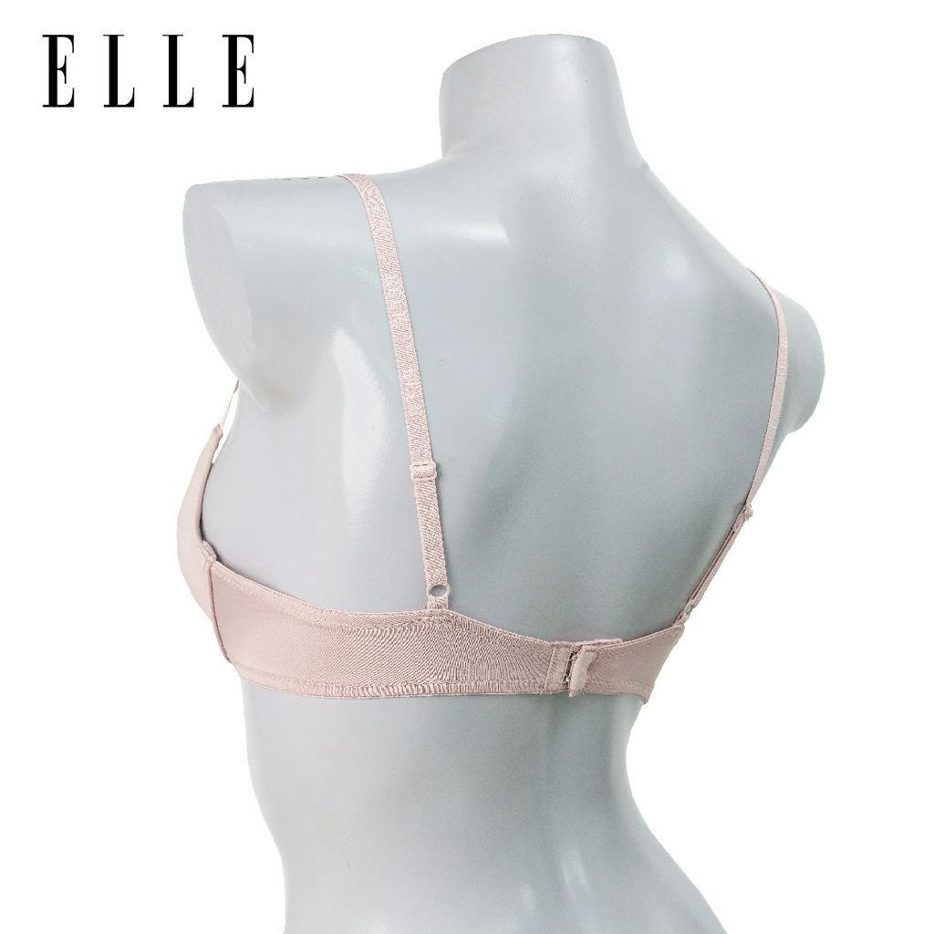 elle-ยกทรง-lb9501-ฟองน้ำโมล3-4-เต้าเรียบ-ฟองน้ำดันทรง-ถอดออกได้-มีโครง-ตะขอหลัง-ใส่คู่กับรุ่น-lu6702