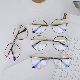 สินค้า แว่นสายตาสั้น เลนส์บลู กรอบโลหะ ป้องกันรังสีสีฟ้า แว่นตาป้องกันคอมพิวเตอร์ 405