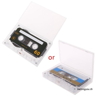 bettingyou.th Standard Cassette Blank Tape Empty 60 Minutes Audio Recording For Speech Music Player