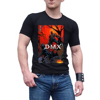 【Sportwear】เสื้อยืดผ้าฝ้าย 100% พิมพ์ลาย DMX Art สีดํา สําหรับผู้ชาย LHZYสามารถปรับแต่งได้