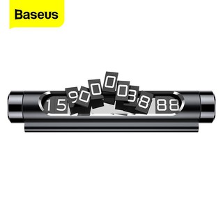 Baseus Car Temporary Parking Card For Car Luminous Dual Phone Number Card Plate Car Park Stop Automobile Car-styling Accessories