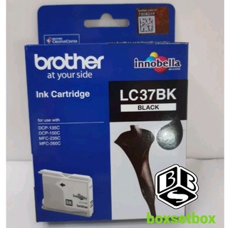 หมึก Beother LC37 BK สีดำ ใช้กับ Printer รุ่น DCP-135C/DCP-150C/MFC-235C/MFC-260C