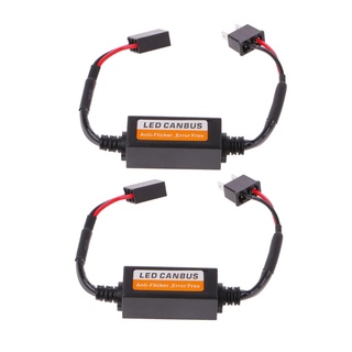 Edb* หลอดไฟ H7 Led Canbus Error Resistor Headlight สําหรับติดรถยนต์ 2 ชิ้น