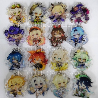 ภาพหน้าปกสินค้า[พร้อมส่ง] พวงกุญแจเล็ก Genshin Impact Keychain ตัวละครเมืองลม และ คู่แฝดTraveler สินค้าFanmade ที่เกี่ยวข้อง