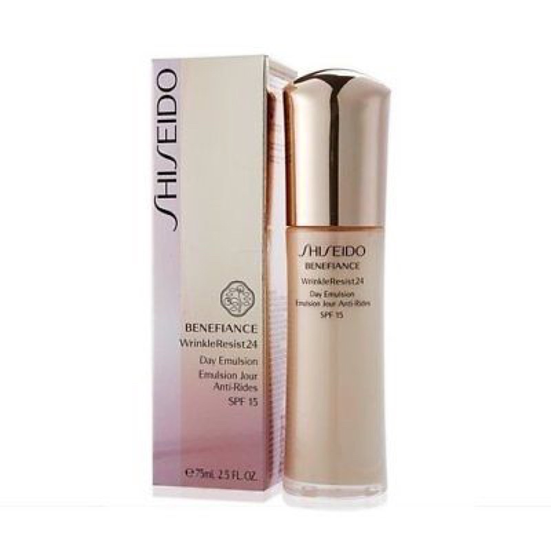 shiseido-benefiance-wrinkleresist24-day-emulsion-spf-15-75-ml-ของแท้