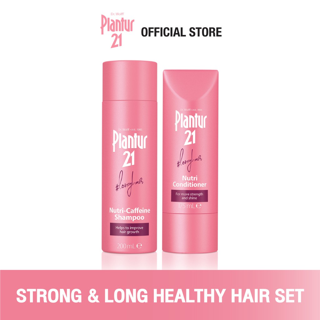 PLANTUR 21 Strong & Long Healthy Hair Set Nutri-Caffeine Shampoo & Nutri  Conditioner พลานทัว 21 เซ็ตบำรุงผมยาวสุขภาพดี | Shopee Thailand