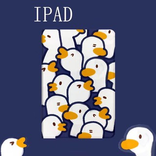 เคสไอแพด เคสiPad การ์ตูนเป็ดสีขาวตัวใหญ่น่ารัก Cute 10.2 gen7 2019 iPad gen8 เคสไอแพด Gen6 2019 Air4,10.5,11pro2020 Case