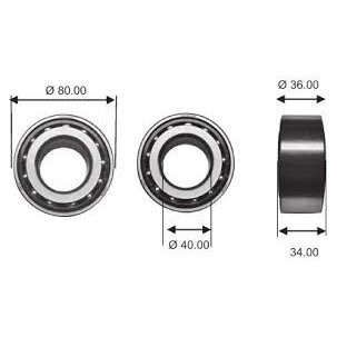 koyo-ลูกปืนล้อหน้า-proton-exora-persona-gen2-ยี่ห้อ-koyo-dac4080-mitsubishi-e33-sonata-ผลิตจากญีปุ่น-คุณภาพสูง