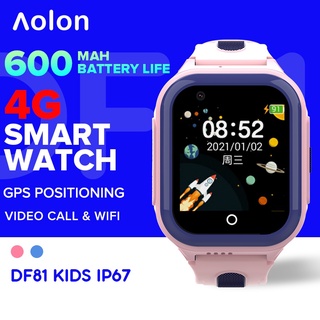 สินค้า Aolon DF81 นาฬิกาข้อมือเด็ก SIM สมาร์ทวอทช์ 1.44 นิ้ว HD Ip67 กันน้ํา สําหรับเด็ก