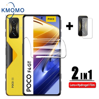 ฟิล์มไฮโดรเจลกันรอย แบบเต็มจอ Xiaomi Mi 11 Lite 5G Ne 11T Poco C40 F4 GT X4 Pro M4 X3 Nfc M3 F3 10T PPF ป้องกันรอยขีดข่วน TPU บางพิเศษ ฟิล์มเลนส์กล้องสำหรับ