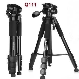 ขาตั้งกล้อง QZSD Q111 Tripod With HeadBall ขาตั้งพร้อมหัวบอล For DSLR Camera รับน้ำหนัก สูงสุด 5 KG