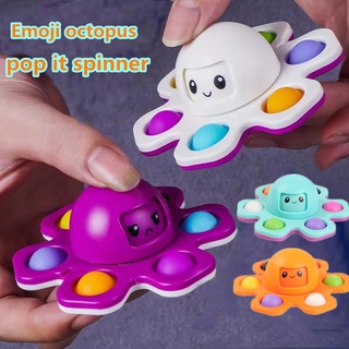 สินค้า ปลาหมึกเปลี่ยนหน้า Pop It  Fidget Spinner ของเล่นแสนสนุก