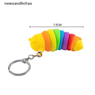 ภาพหน้าปกสินค้าNewsandlichao พวงกุญแจ จี้หนอนผีเสื้อน่ารัก ขยับได้ ของเล่นคลายเครียด สําหรับออฟฟิศ ที่เกี่ยวข้อง