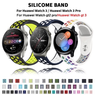 สินค้า สายนาฬิกาข้อมือซิลิโคน แบบเปลี่ยน สําหรับ Huawei Watch GT 3 Huawei gt3 46 มม. 42 มม. Huawei Watch 3 Pro Band Huawei Gt2 Por