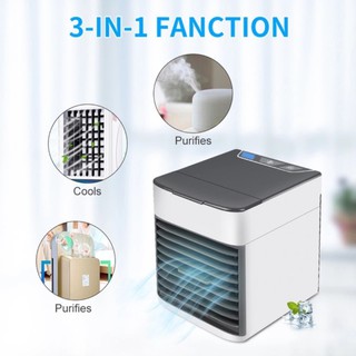 ภาพขนาดย่อของภาพหน้าปกสินค้าArctic เครื่องทำความเย็นมินิ แอร์พกพา Mini air conditioner Cooling Fan พัดลมแอร์เย็น เครื่องทำความเย็นมินิ แอร์ตั้งโต๊ะข จากร้าน quickerbox บน Shopee