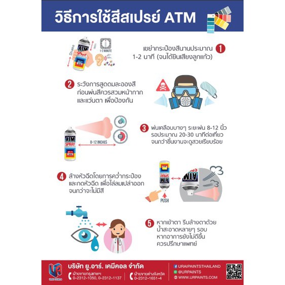 สีสเปรย์โพลียูรีเทน-atm-เอทีเอ็ม