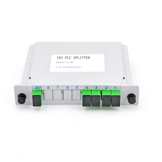 1x4  SC APC Splitter Cassette Box  SC  Fiber Optic Splitter Optical Coupler SC cassette-type 1X4 optical splitter