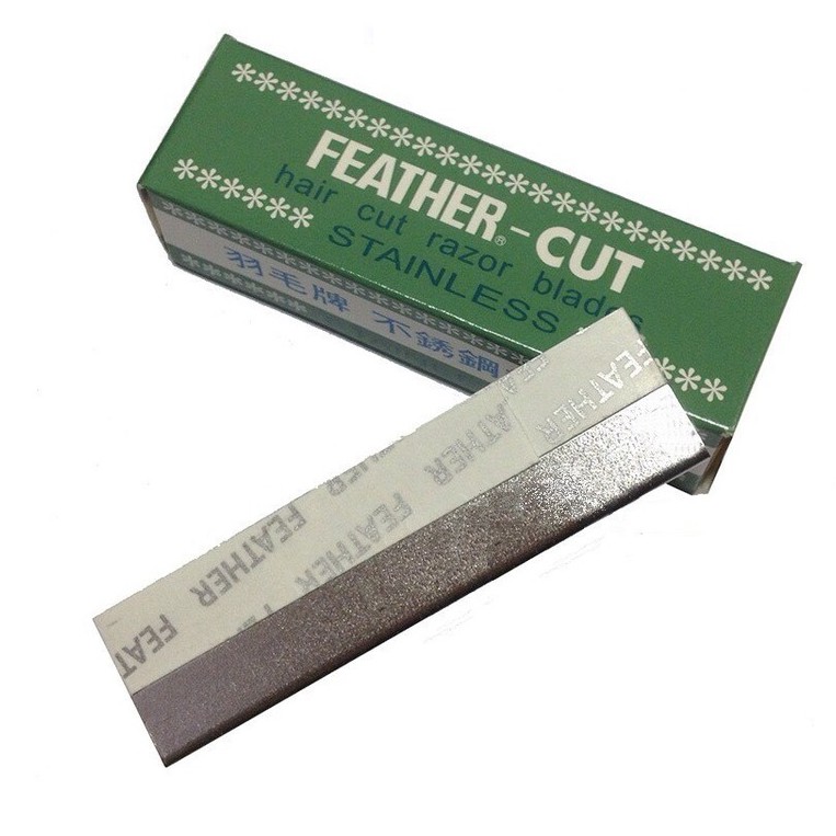 ภาพสินค้า(แท้) ใบมีดกันคิ้ว Feather - Cut ใบมีดขนนก ใช้กันคิ้ว โกนหนวด โกนเครา จากร้าน mezzocok บน Shopee ภาพที่ 3