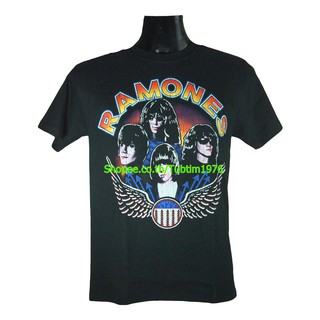 เสื้อวง Ramones เสื้อยืดแฟชั่นวงดนตรี เสื้อวินเทจ ราโมนส์ RMN1787