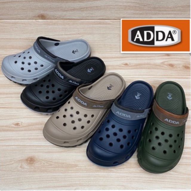 ภาพหน้าปกสินค้ารองเท้าADDA รุ่น 5TD24-M1ของแท้ (4-10) สีดำ/กรม/ครีม/เทา/เขียว