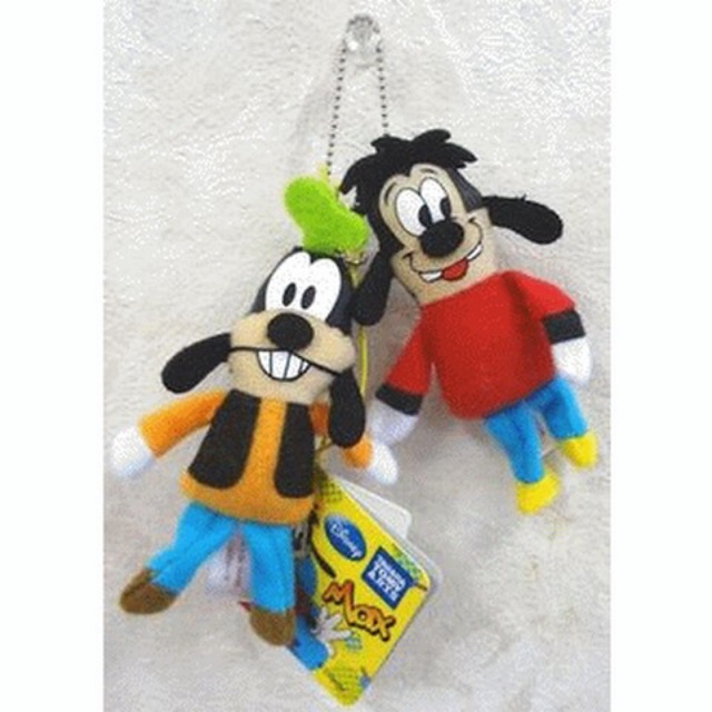 แท้-100-จากญี่ปุ่น-พวงกุญแจ-ดิสนีย์-กู๊ฟฟี่-disney-goofy-amp-friend-plush-doll-ball-chain