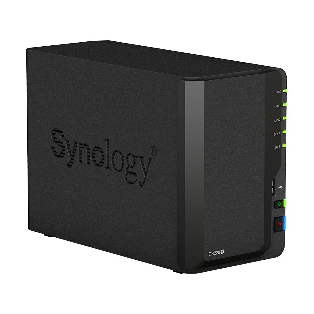 Synology DS220+ 2-bay NAS + 2 x Seagate Ironwolf 2TB/4TB/6TB/8TB
