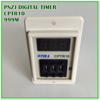 TYPE: ASY-3D(CPTR10) ดิจิตอลไทม์เมอร์ ANLY DIGITAL TIMER แถมฟรีซ็อกเก็ตPF-083A-E TIME: 999M, 999S, VOLTS: 22OVAC