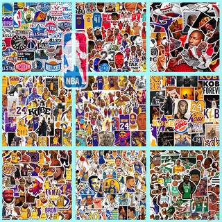 ภาพย่อรูปภาพสินค้าแรกของNBA Super Basketball Stars สติ๊กเกอร์  50Pcs/Set DIY Fashion Doodle Decals สติ๊กเกอร์Kobe / Jordan / James / Curry / Irving