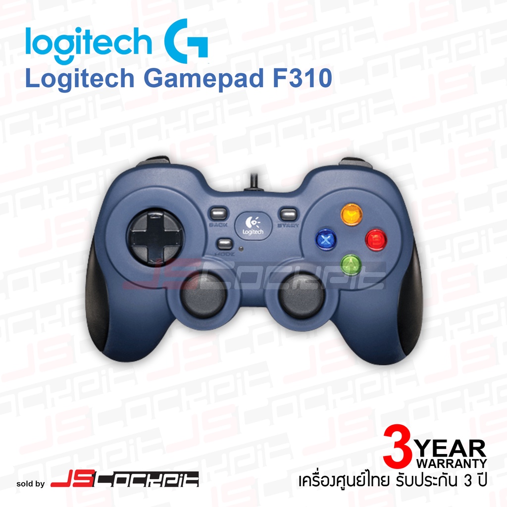 Logitech Gamepad F310 จอยเกม Joystick (รับประกันศูนย์ไทย 3 ปี) | Shopee ...