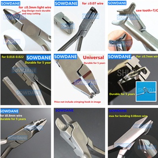 Dantal Orthodontic Plier Light Wire Cutter Plier NITI Archwire Cinch Back Plier Loop Forming Wire Plier Young Loop Bendi