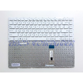 ASUS KEYBOARD คีย์บอร์ด ASUS X456 X456UJ X456UV X456URK K456UF F456 ไทย-อังกฤษ (สีขาว)