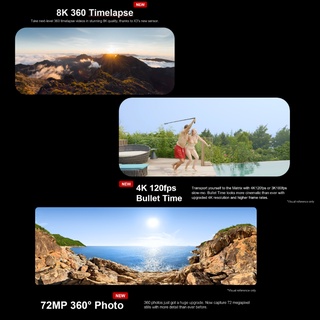 ภาพขนาดย่อของภาพหน้าปกสินค้าInsta360 X3 กล้องแอคชั่นแคม มุมมอง360 องศา รุ่นใหม่ ประกันศูนย์ไทย จากร้าน homecamera_shop บน Shopee ภาพที่ 5