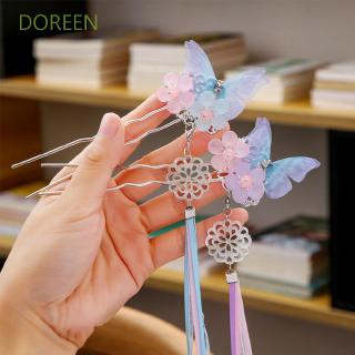 DOREEN Adult Girls Children Tassel Butterfly Butterfly Hairpin