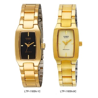 สินค้า Casio Standard นาฬิกาผู้หญิง สายสแตนเลส สีทอง รุ่น LTP-1165N,LTP-1165N-1C,LTP-1165N-9C,LTP-1165N-1CRDF,LTP-1165N-9CRDF