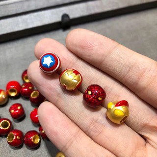 Placer ทองชุบ 3D Iron Iron Man ชุบทอง? ซูเปอร์แมนกัปตันอเมริกาสไปเดอร์แมนกัปตันลัคกี้เพิร์ลลีก de2-1526