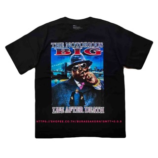 เสื้อยืดโอเวอร์ไซส์เสื้อยืด Biggie / THE NOTORIUS BIG / LIFE AFTER DEATHS-5XL