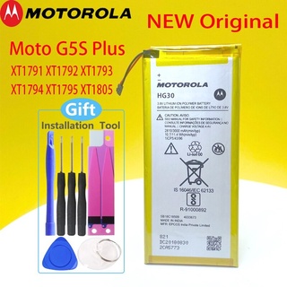 แบตเตอรี่ สำหรับ Motorola Moto G5S plus XT1608,G6,XT1925 HG30 3000mAh รับประกัน 3 เดือน พร้อมชุดถอด