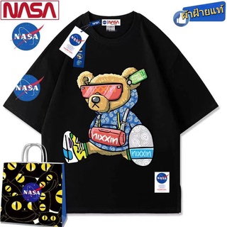 🎊 พร้อมส่ง 🎊 NASA เสื้อยืดคอกลมที่มีสไตล์, เสื้อยืดผ้าฝ้ายคุณภาพสูง